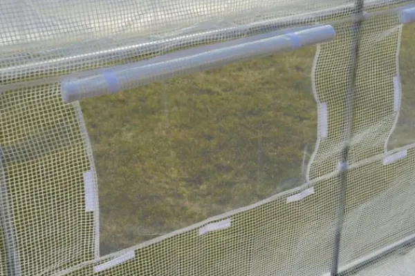 Plante telt udendørs cover - 2x4,5 m - 9m2 overflade - hvid - udskiftning af sejl Drivhus