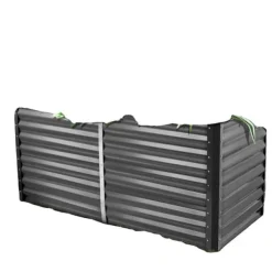 Outlet Plantebed, Åben Bund, Holdbar Konstruktion,sort Plantningsbænke