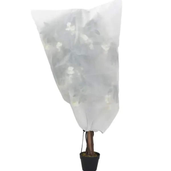 Haveduge^Plantebeskyttelse med snore - Vinterbeskyttelse | Størrelse: 0,8x1 m | 4 stk. 70 g/m²