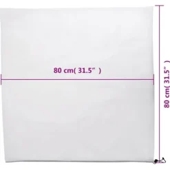 Haveduge^Plantebeskyttelse med snore - 8 stk. 70 g/m² | Størrelse: 0,8x0,8 m