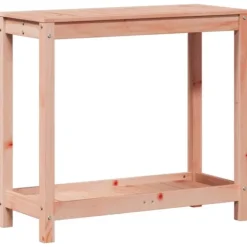 Best Plantebord i massivt douglasgran med hylde | Størrelse: 82,5x35x75 cm Plantningsbænke