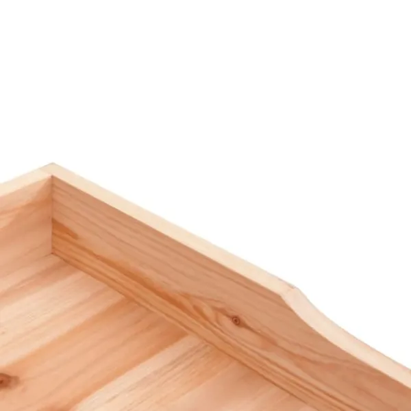 Plantningsbænke^Plantebord i massivt grantræ med hylde | Størrelse: 78x38x82,5 cm | Farve: Brun