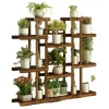 Plantestativer^Plantebord, 11-lags design, robust konstruktion,BRUN