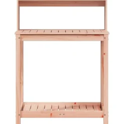 Outlet Plantebord med hylder i massivt douglasgran - Ideelt til planter | Størrelse: 82,5x50x109,5 cm Plantningsbænke