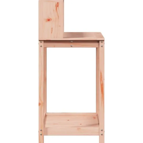 Outlet Plantebord med hylder i massivt douglasgran - Ideelt til planter | Størrelse: 82,5x50x109,5 cm Plantningsbænke
