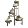 Plantestativer^Plantebord, Multi-Niveau Design, Nem Samling,Sort 4 Pots D