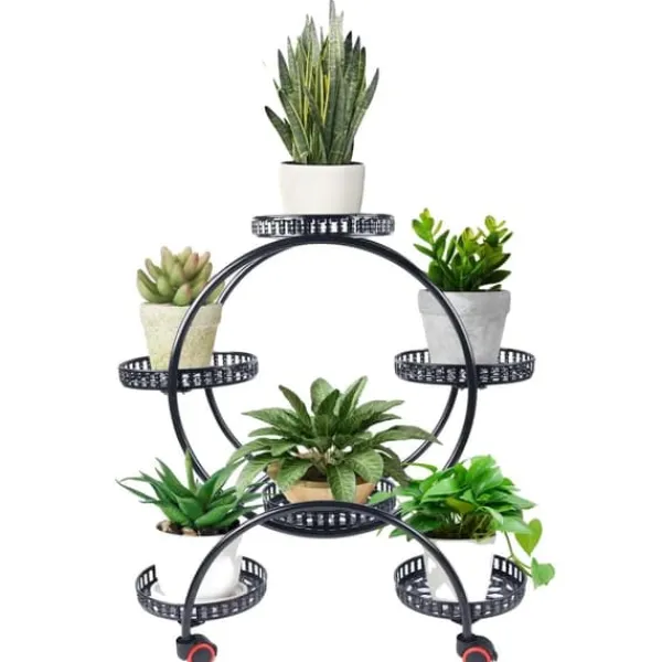 Plantebord, Smedejern, Seks Bakke Design,sort Krukker & Plantebeholdere