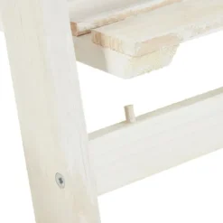 Plantestativer^Plantebord, Træ, 160x41x50 cm, Hvid