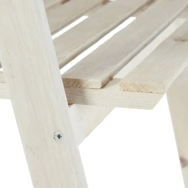 Plantestativer^Plantebord, Træ, 160x41x50 cm, Hvid