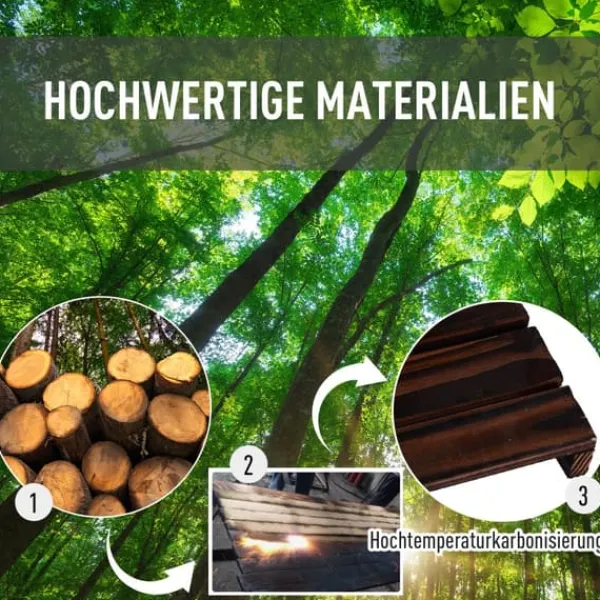 Sale Plantebord, 123,5x33x80 cm, Brun Krukker & Plantebeholdere