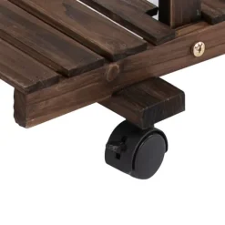 Sale Plantebord, 123,5x33x80 cm, Brun Krukker & Plantebeholdere