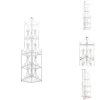 Plantestativer^Planteborde - Hjørne Plantestativ Hvid