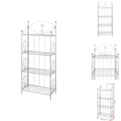Plantestativer^Planteborde - Hvit Firkantet Plantestativ