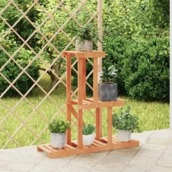 Krukker & Plantebeholdere^Planteborde - Living blomsterstativ 81x25x75,5 cm massivt fyrretræ