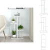 Plantestativer^Planteborde - Living blomsterstativ i 4 niveauer 43x22x76 cm metal hvid