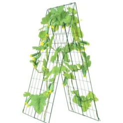 Krukker & Plantebeholdere^Planteespalier, 117x84 cm, Grøn, Metal
