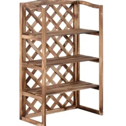 Best Planteholder 3 niveauer gran kompakt robust til inde/ude Model 8 Plantestativer