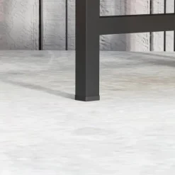 Planteholder 6 niveauer med bakker sammenklappelig 80 cm metal sort Plantestativer
