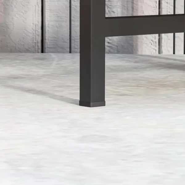 Planteholder 6 niveauer med bakker sammenklappelig 80 cm metal sort Plantestativer