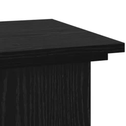 Plantestativer^Planteholder i konstrueret træ - Elegant plante stativ | Farve: Sort | Størrelse: 33x33x80 cm