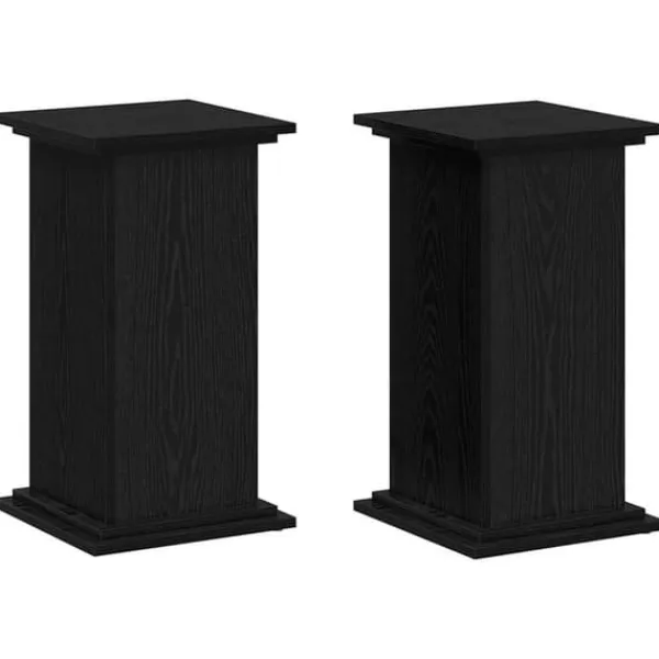 Plantestativer^Planteholder i sort eg - Moderne plante stativ | Størrelse: 33x33x60 cm