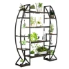 Online Planteholder, Industrielt Design, 5-Lags Opbevaring,XL, med lys Plantestativer