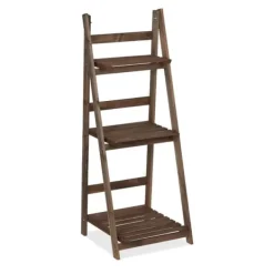 Plantestativer^Planteholder, Træ, 160x41x49 cm, Brun