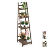Plantestativer^Planteholder, Træ, 160x41x49 cm, Brun