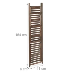 Plantestativer^Planteholder, Træ, 160x41x49 cm, Brun