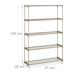Plantestativer^Planteholder, 140x91x28 cm, Brun