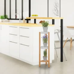 Hot Planteholder, 78x28x34 cm, Naturlig Plantestativer