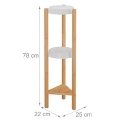 Hot Planteholder, 78x28x34 cm, Naturlig Plantestativer