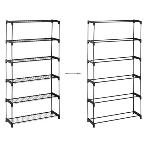Plantestativer^Planteholder, 174x91x28,5 cm, Sort, Metal