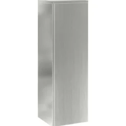 Outlet Planteholdere 2 stk - Galvaniseret stål | Farve: Sølv | Størrelse: 24x24x75 cm Plantestativer