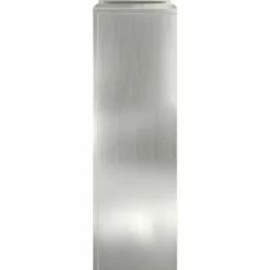 Outlet Planteholdere 2 stk - Galvaniseret stål | Farve: Sølv | Størrelse: 24x24x75 cm Plantestativer