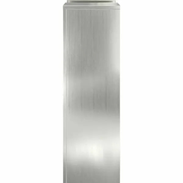 Outlet Planteholdere 2 stk - Galvaniseret stål | Farve: Sølv | Størrelse: 24x24x75 cm Plantestativer