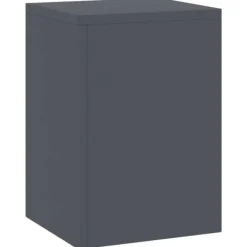 Best Planteholdere 2 stk - Minimalistisk Stål | Farve: Antracit | Størrelse: 24x24x35 cm Plantestativer