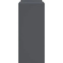 Plantestativer^Planteholdere 2 stk - Minimalistisk Stål | Farve: Antracit | Størrelse: 24x24x55 cm