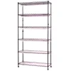 Hot Plantehylde, 6-niveaus indendørs planteholder med vækstlys, 90x35x180 cm, metal Plantestativer