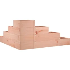 Clearance Plantekasse 4 niveauer i massivt douglasgran | Størrelse: 80,5x79x36 cm Plantningsbænke