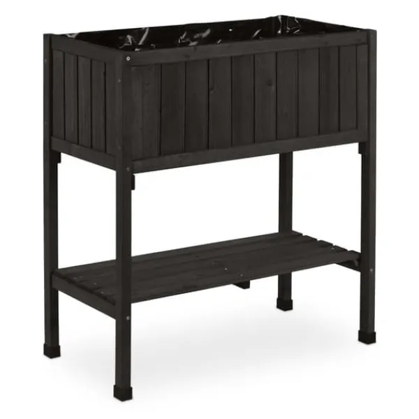 Discount Plantekasse, Hævet Fyrretræ, 80x74x38 cm Plantningsbænke