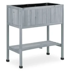 Outlet Plantekasse, Hævet Træ, 80.5x74x38 cm Plantningsbænke