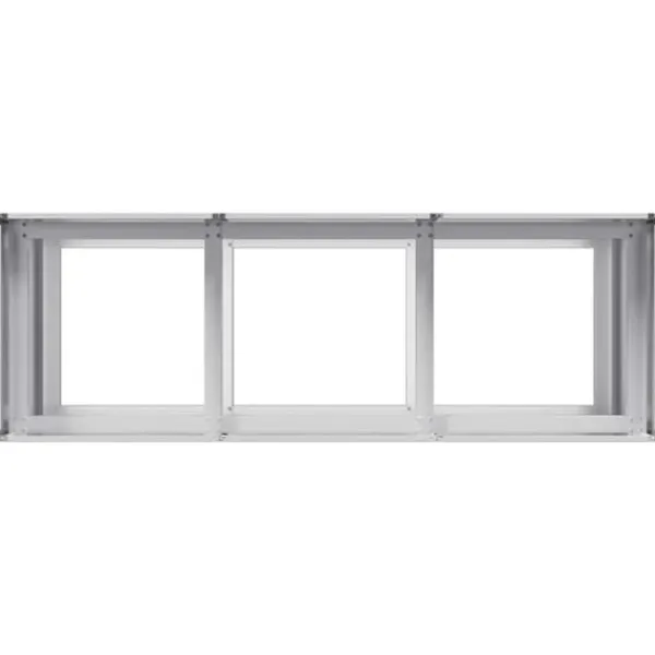 Krukker & Plantebeholdere^Plantekasse i galvaniseret stål - Holdbar og stilfuld | Størrelse: 120x40x80 cm