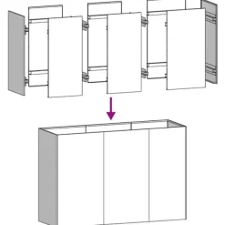Krukker & Plantebeholdere^Plantekasse i galvaniseret stål - Holdbar og stilfuld | Størrelse: 120x40x80 cm