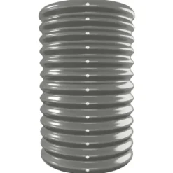 Best Plantekasse i galvaniseret stål - Højbed | Størrelse: 332x40x68 cm | Farve: Grå Plantningsbænke