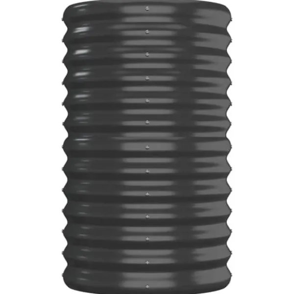 Plantningsbænke^Plantekasse i galvaniseret stål - Højbed | Farve: Antracitgrå | Størrelse: 152x40x68 cm