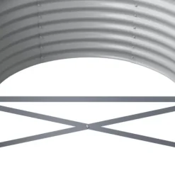 Plantningsbænke^Plantekasse i galvaniseret stål - Højbed til haven | Størrelse: 296x80x36 cm | Farve: Grøn