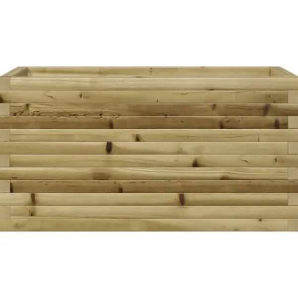 Sale Plantekasse i imprægneret fyrretræ - Robust og dekorativ | Størrelse: 90x40x45,5 cm Krukker & Plantebeholdere