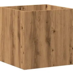 Hot Plantekasse i konstrueret træ - Dekorativ blomsterkrukke | Størrelse: 40x40x40 cm Krukkeplanter Indendørs