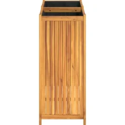 Krukker & Plantebeholdere^Plantekasse i massivt akacietræ med for - Dyrkning & Dekoration | Størrelse: 84x42x100 cm